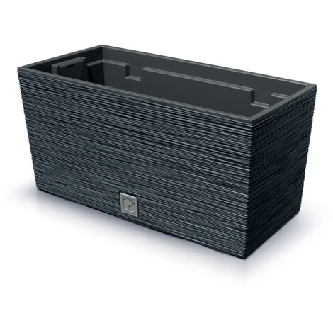 Maceta rectangular FURU DFC400 con inserto  Antracita