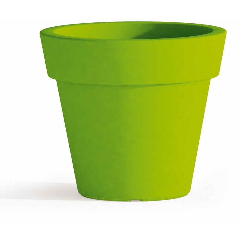

Maceta redonda de resina h 45 mod. Begonia verde