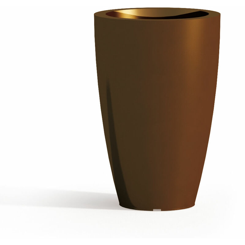 

Maceta redonda de resina mod. Parodia Ø 33 cm h 50 marrón