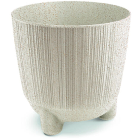 Maceta RYFO N ECO WOOD 20cm blanca Prosperplast