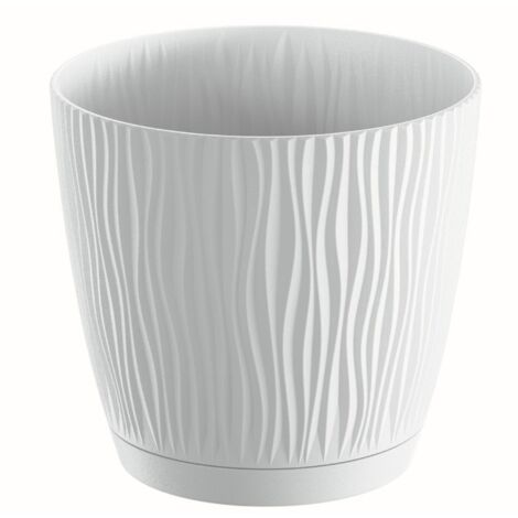 Maceta SANDY P, dimensiones (mm) 282x282x260, color Blanco