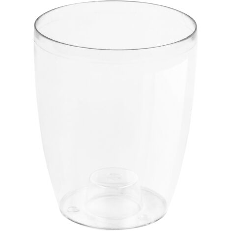Maceta transparente Prosperplast Coubi Orchid DUOW130P