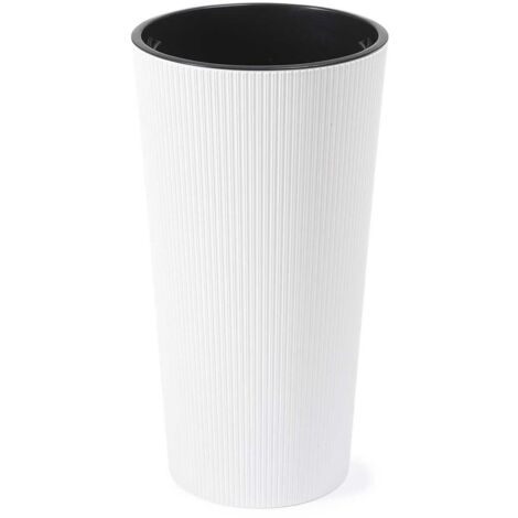 Maceta Urbanika ECO blanca h57 cm
