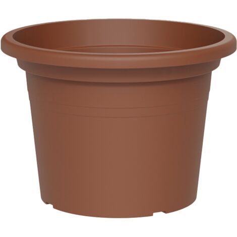Maceta Vaso TERAPLASTIC Cilindro Basic Terracotta 20cm