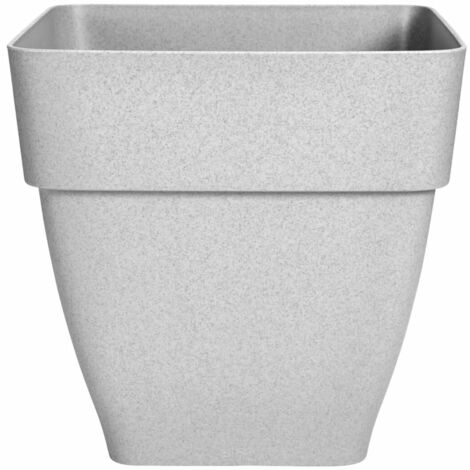 MACETA VIBIA CUADRADA GRANITO - 37 x 37 x 36 cm