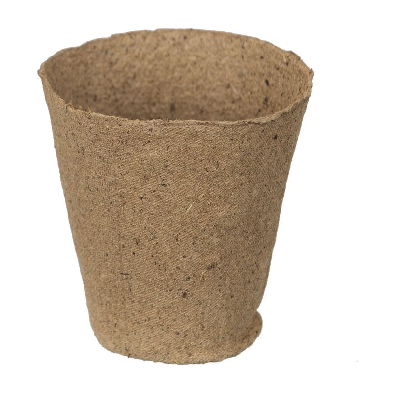 

macetas de turba Naturaleza redondas 8,5 cm - 18 x 3 PC - Brun