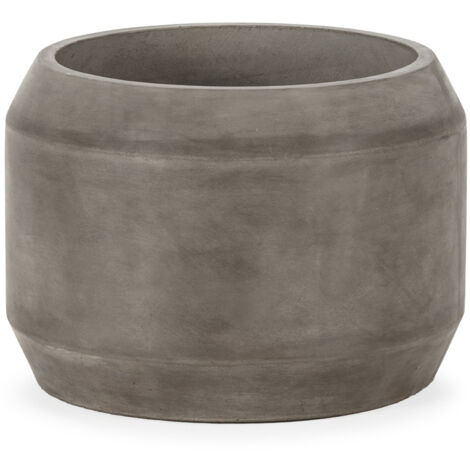 Macetero 56X56X40 Cemento Gris Altracita Oscuro