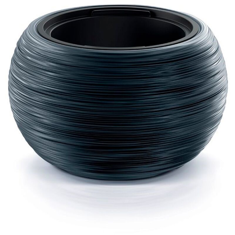 Macétero anthracite, avec dépôt, collection Furu, 43,5 x 43,5 x 27,5 cm, capacité de 11 l. - Anthracite