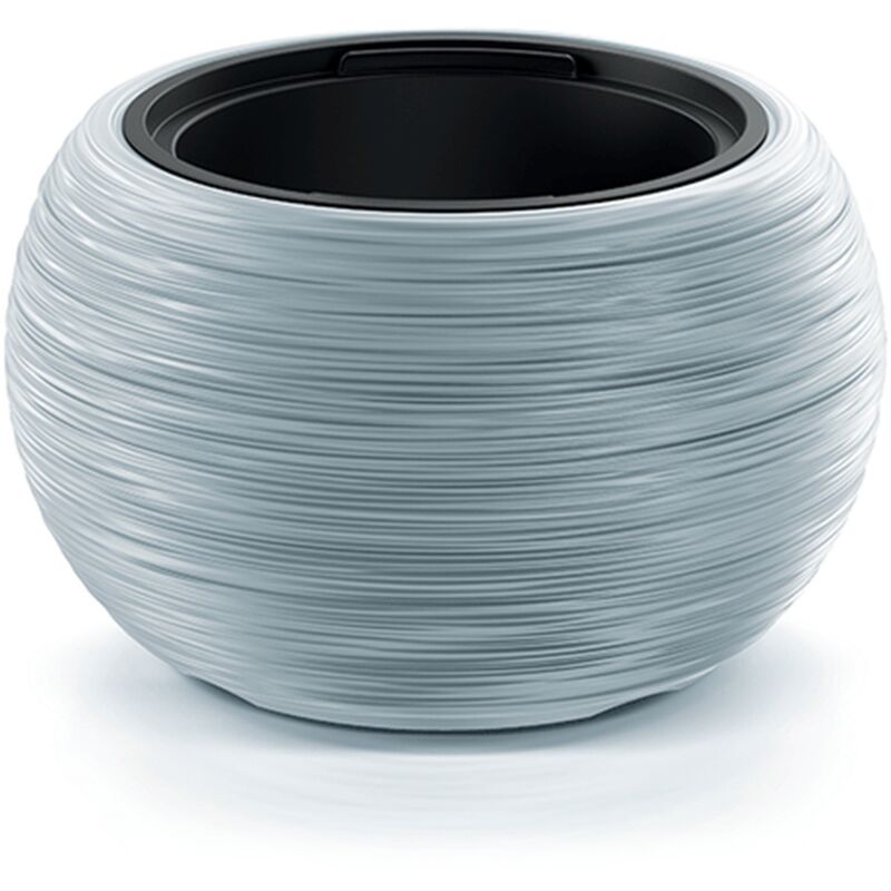 Prosperplast - Pot de Fleurs Gris avec réservoir Collection Furu 37,8 x 37,8 x 23 cm, capacité 8 l. - Gris
