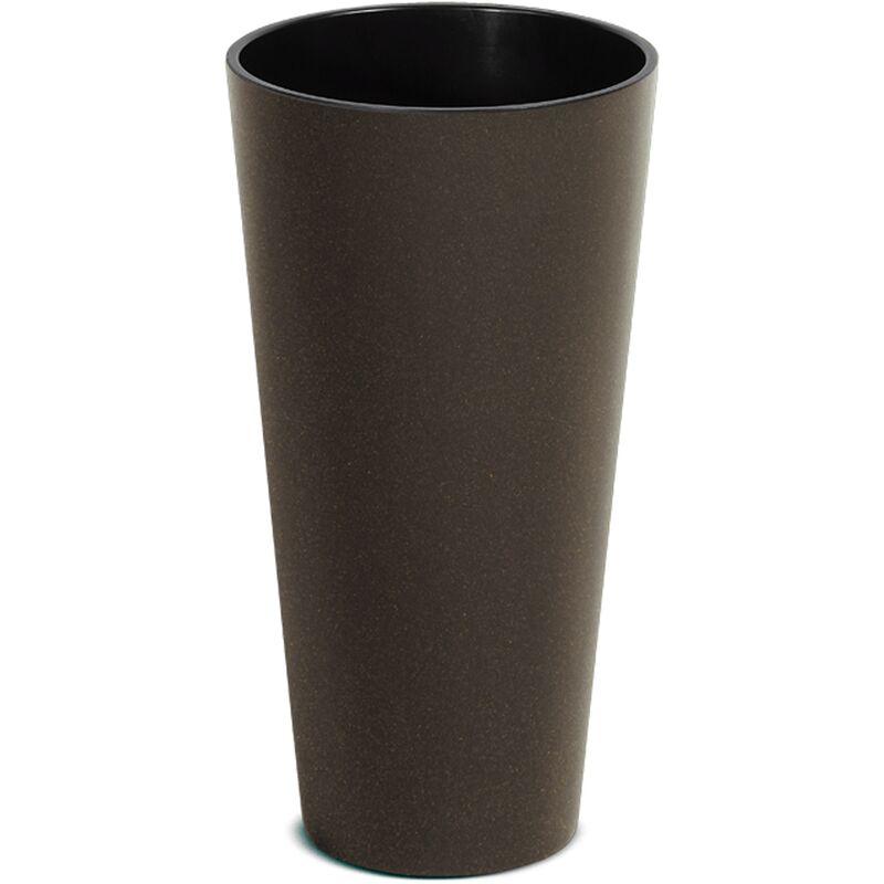 Prosperplast - Pot Haut et Rond, sans réservoir, 25 x 25 x 47,6 cm, capacité de 9 l.
