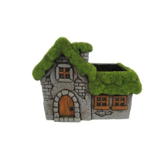 MACETERO CASA MUSGO 19x12x15 CM 54116