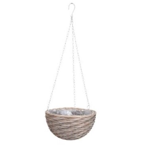 MACETERO COLGAR MIMBRE NATURAL 30x16 CM