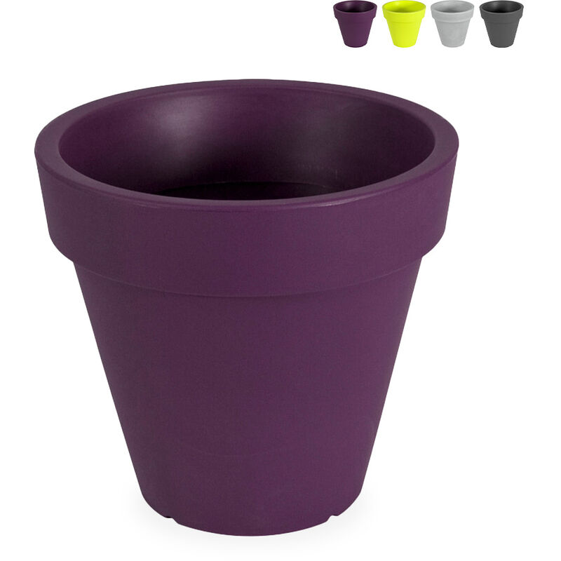 

Maceta cónica para plantas Ø 40 cm macetero diseño terraza jardín Pegasus | Morado