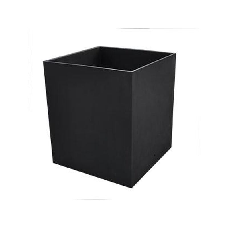 

Macetero Cuadrado Euclid Liso Negro Tuozi 48,5 x 48,5 x 55h