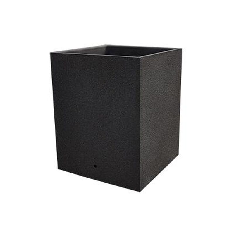 

Macetero Cuadrado Euclid Texturizado Negro Tuozi 38,5 x 38,5 x 48h