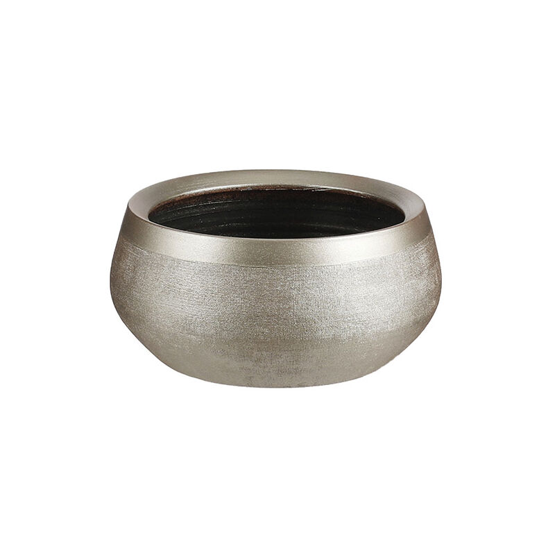 

MICA DECORATIONS Macetero douro bowl redondo oro ø26x12m