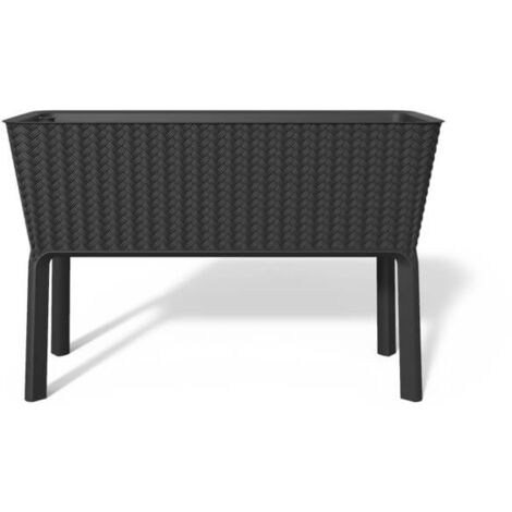 Macetero elevado elegante para su jardín - Gris