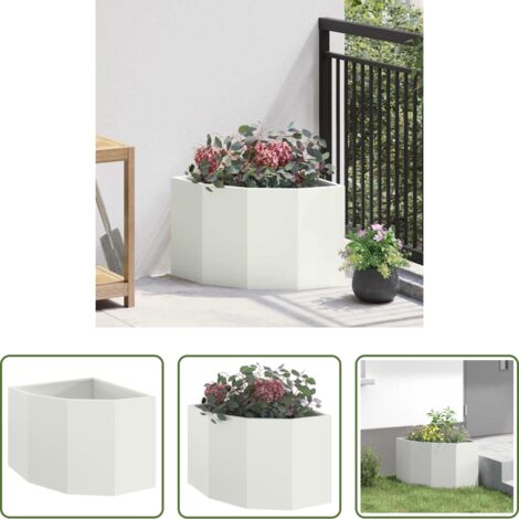 Macetero exterior -  Macetero de Esquina 45 x 45 x 35 cm Acero