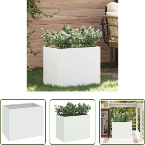 Macetero exterior -  Macetero de Jardín 50 x 32 x 40 cm Acero laminado en frío