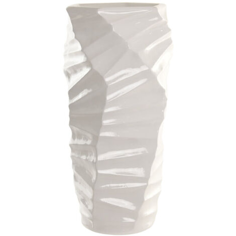 Macetero Fibra Vidrio 35X35X71,5 Blanco