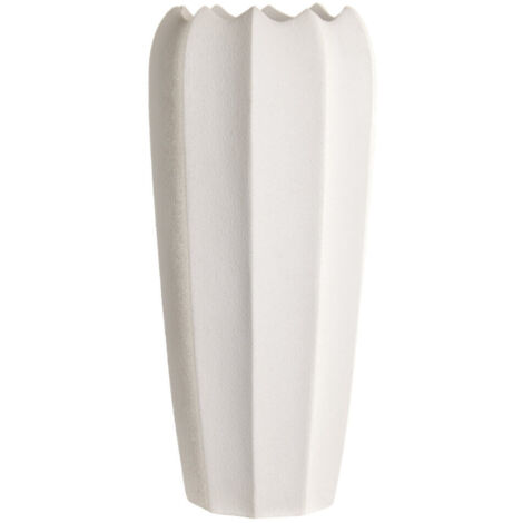 Macetero Fibra Vidrio 40X40X85 Blanco