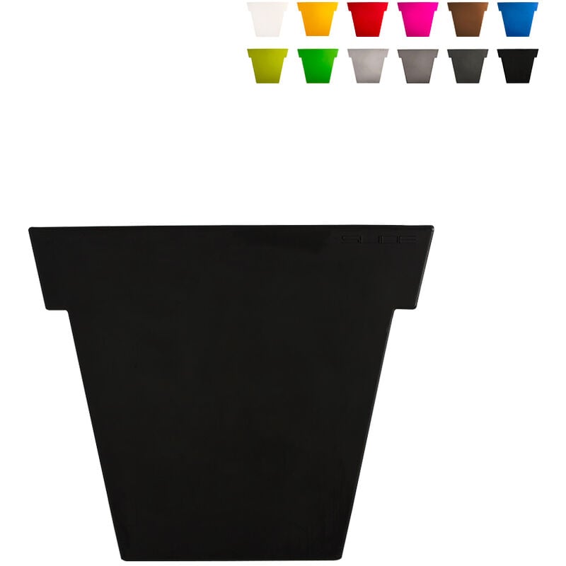 

Macetero Il Vaso 55 cm diseño moderno Color: Negro - Slide