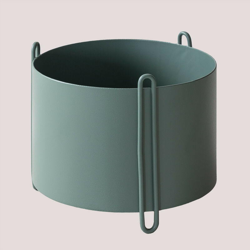 

Macetero en Acero Katri SKLUM - Celadón Mate