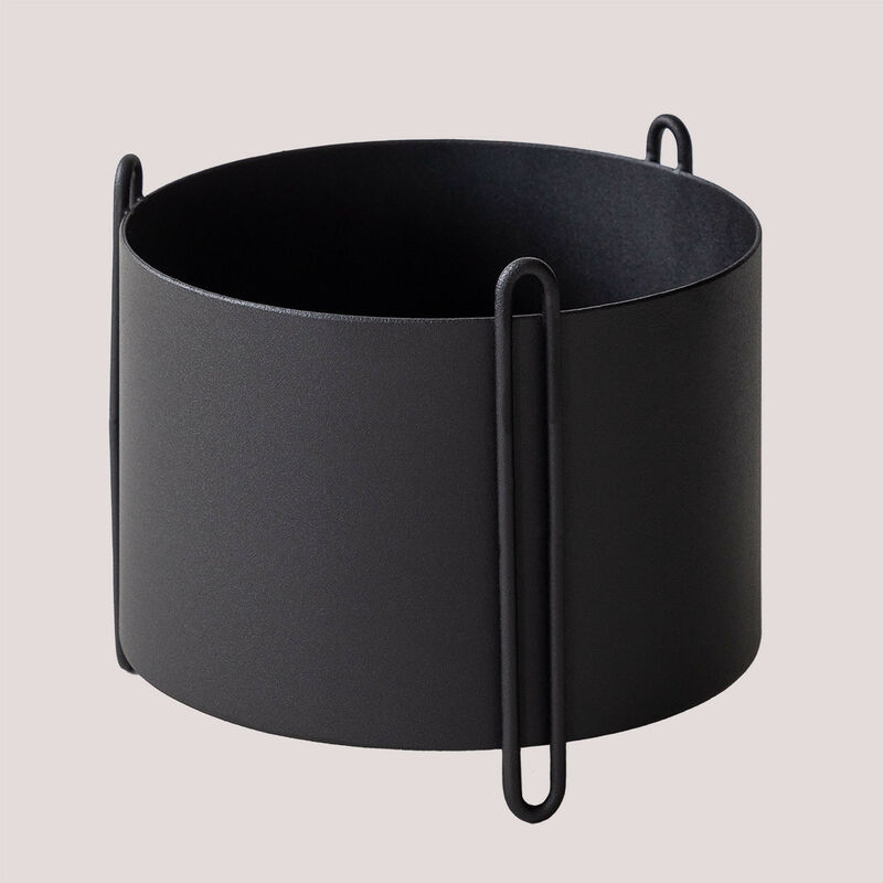 

Macetero en Acero Katri SKLUM - Negro Mate