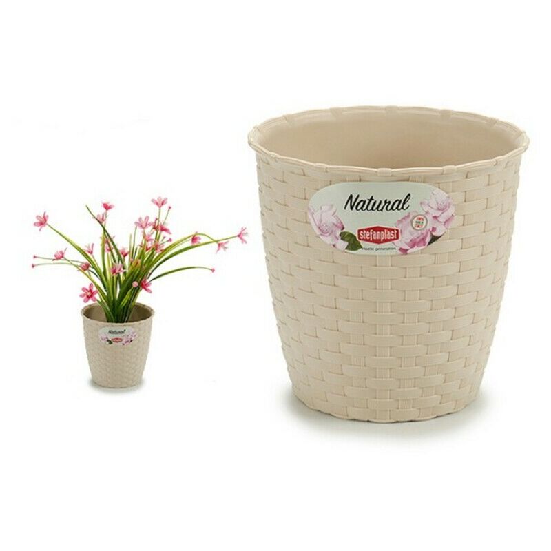 

Macetero Plástico Natural Camel (14 x 12,5 x 14 cm)