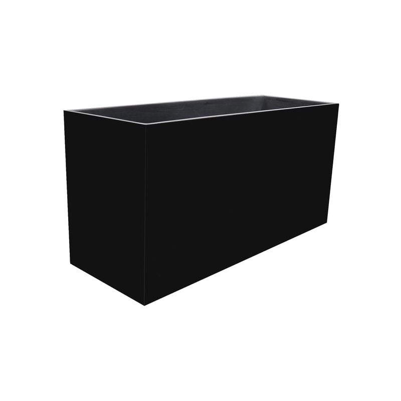 

Macetero Rectangular Euclid Liso Negro Tuozi 78 x 29 x 38,5h