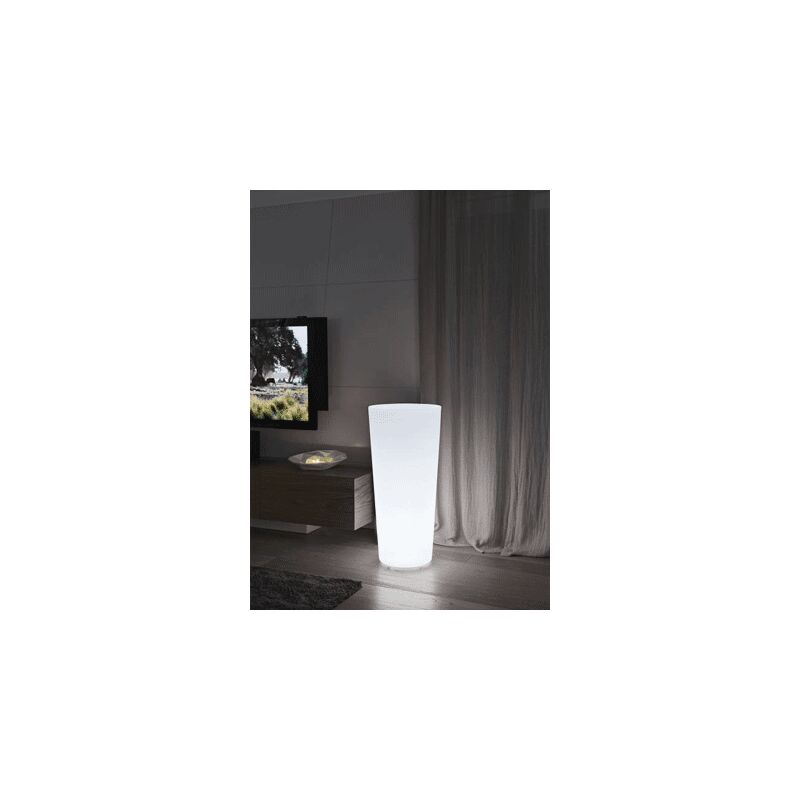

Euro3plast - Macetero redondo 57Cm ILIECon luz (para exterior)