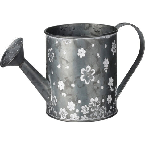 MACETERO REGADERA ZINC DECO 27x13 CM