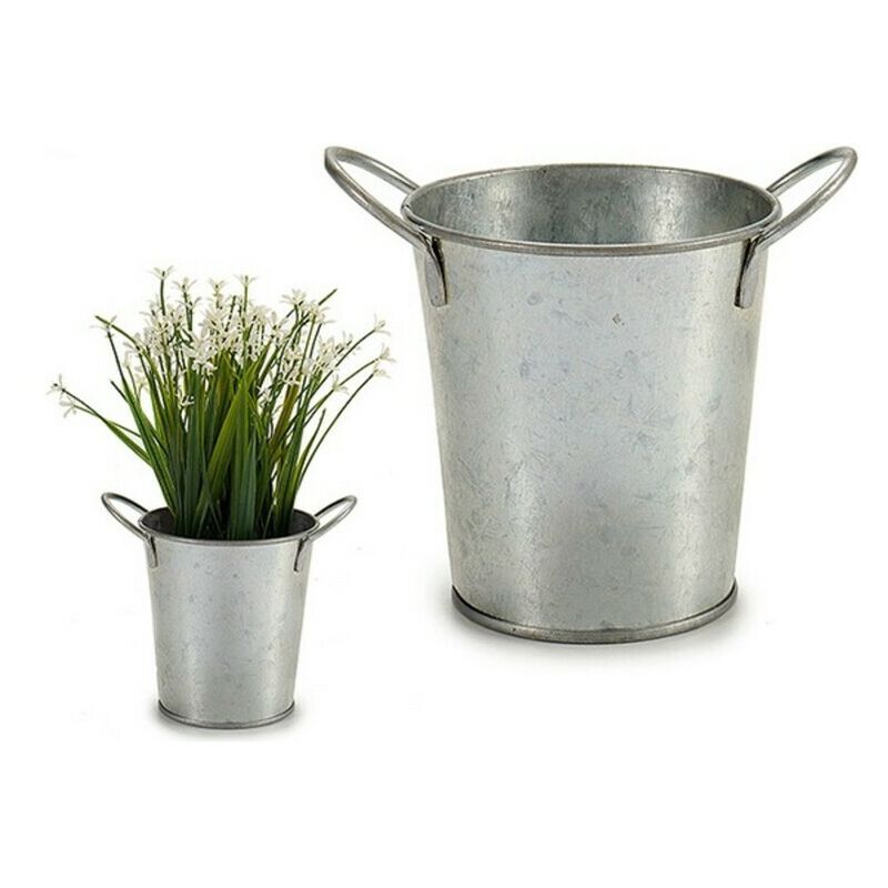 

Macetero Zinc Plateado (7,5 x 10,5 x 10,5 cm)
