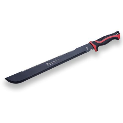 OTROS Machete "Brasileiro" JKR, con mango de Goma y Hoja de 46 cm. Incluye Funda de Nylon - JKR0583.