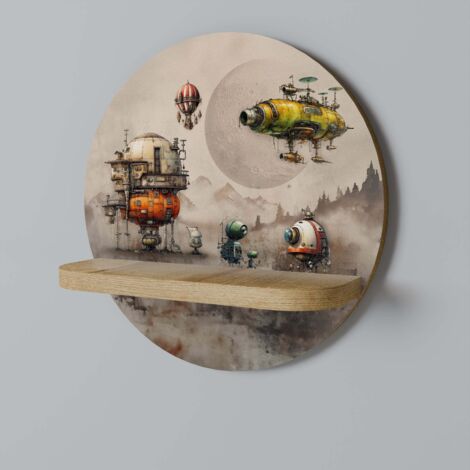 MACHINARIUM MASCHINEN Rundes Regal