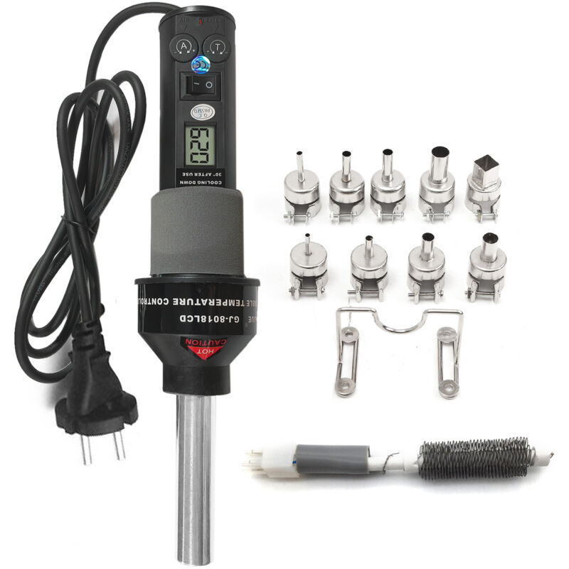 Lifcausal - Machine à air chaud à souder portable à température contrôlée 450 w Station de retouche à air chaud 450 ℃ Outil de dessoudage smd avec