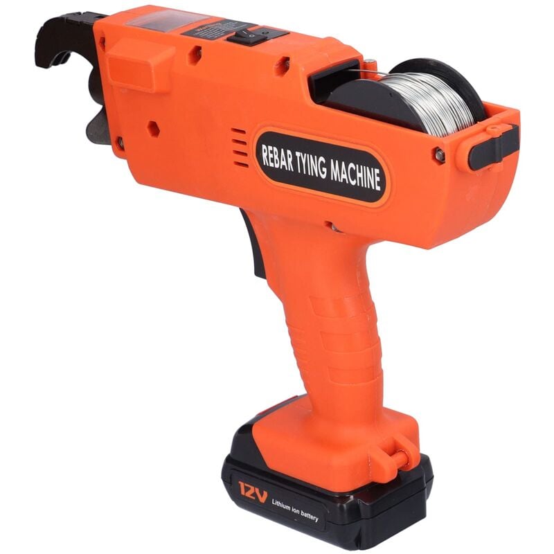 Ej.life - Machine à Attacher les Barres d'armature, Machine à Attacher électrique Portable pour les Lingots d'aluminium en Acier pour les Emballages