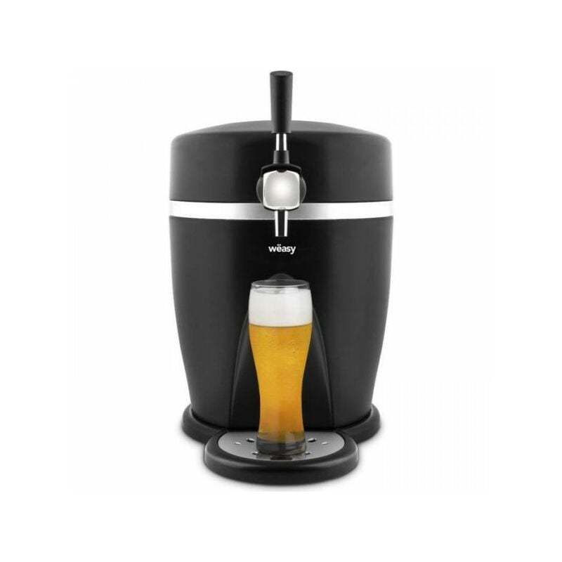 Weasy - Machine a Biere - Tireuse Tireuse a bere PINT568 - Capacité 5L - Température réglables 3° a 6°C - Compatible tous fûts - Noir