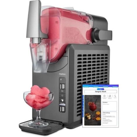 Machine a boissons glacées et granitées MEDION - MD12090 - Capacité 2,6L - 5 programmes - 200W