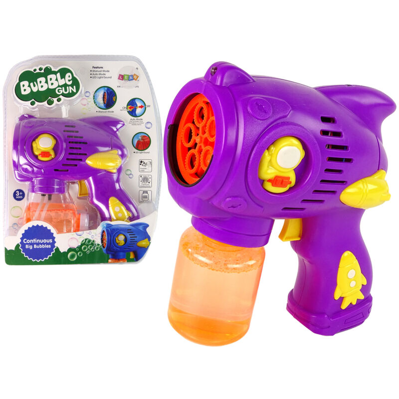 Machine à bulles de savon violette