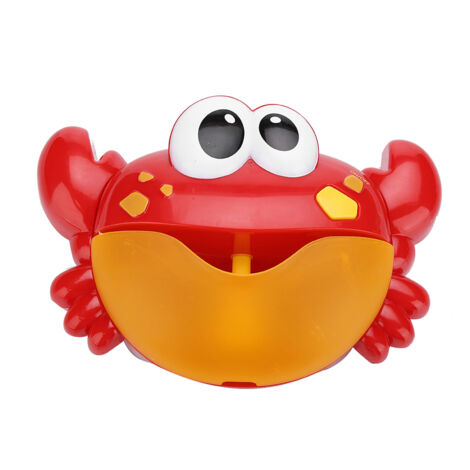 Machine à Bulles en Forme de Crabe Cartoon avec 12 Chansons pour Enfants - Jouet de Bain Amusant