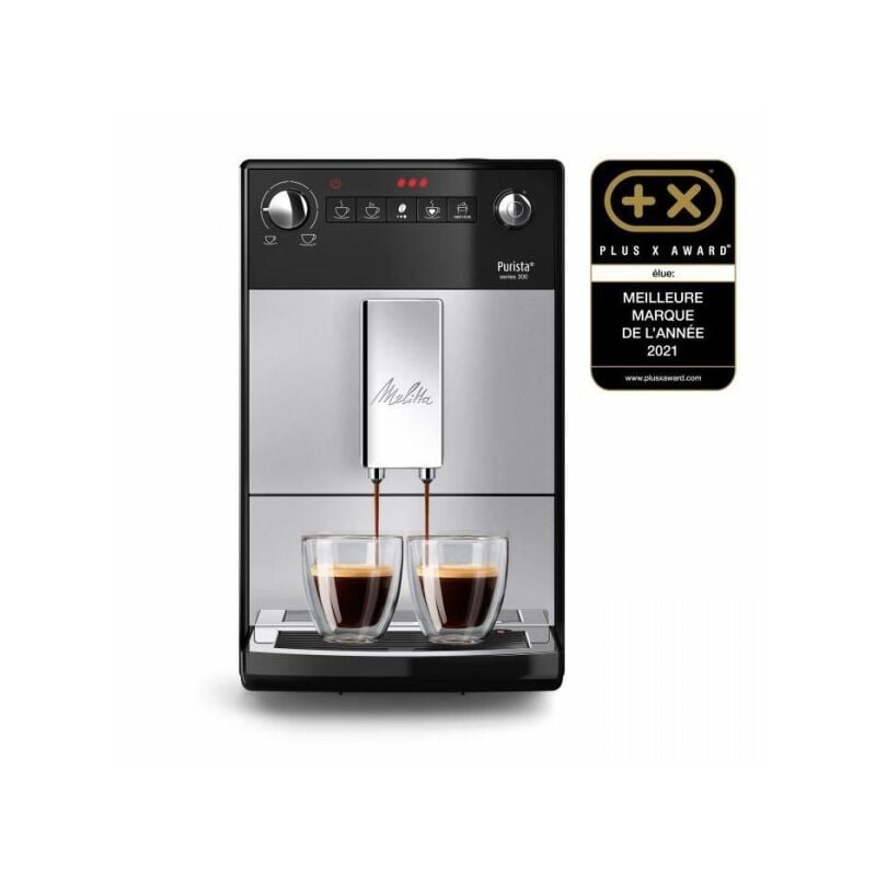Machine a Cafe a Café a Grain Melitta Purista - Argent
