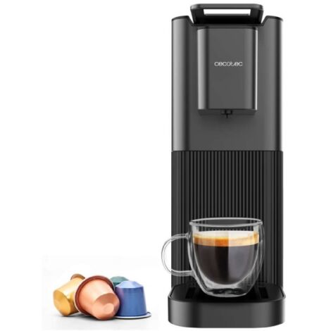 Machine à café à capsules Nespresso très compacte.