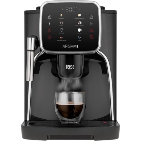 Machine à café automatique à pression 1450 W + mousseur à lait TEESA AROMA 750
