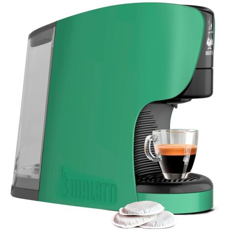 Machine à café Bialetti Bundle DAMA ESE avec 30 dosettes ESE Vert