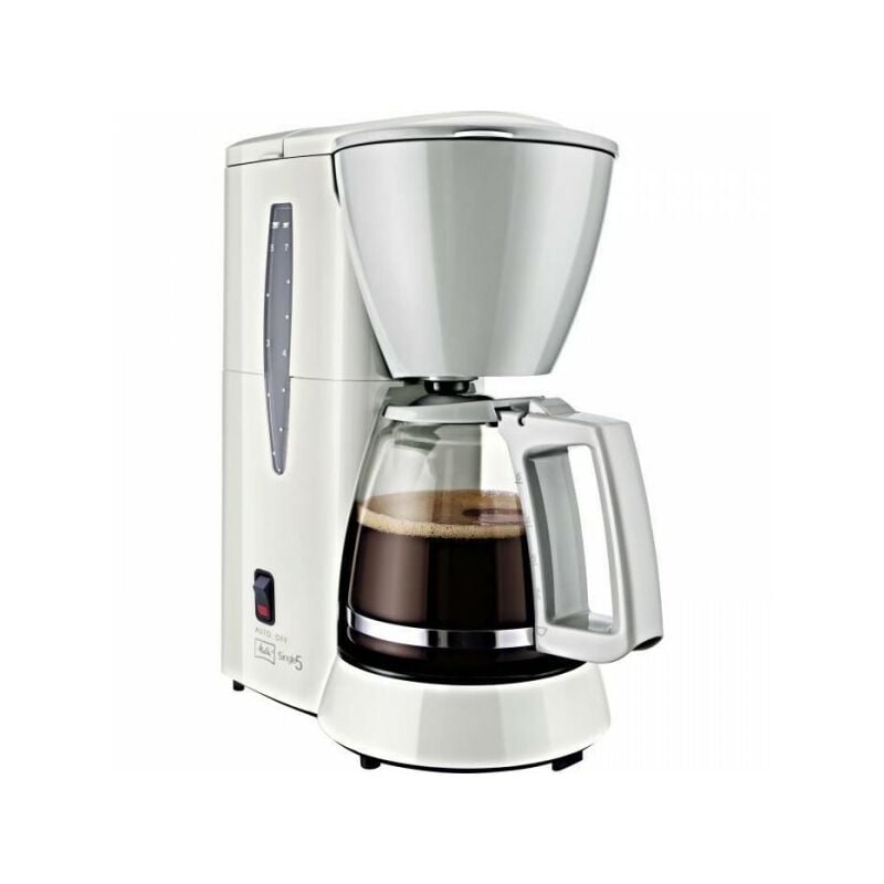 Machine a Cafe - Cafetiere Electrique Melitta Single 5 M720-1/1 Blanc - Filtre 8 tasses 650W