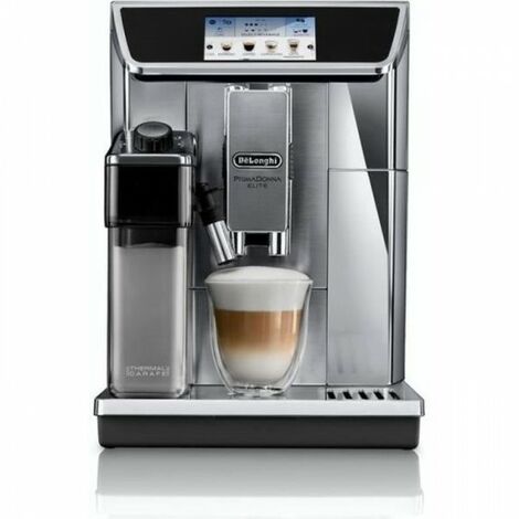 Machine a Cafe  expresso automatique avec broyeur - DELONGHI - PrimaDonna Elite ECAM 650.75.MS - Inox
