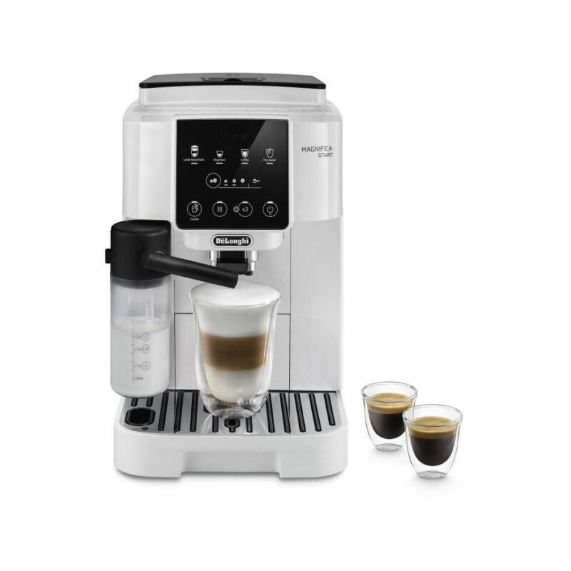 Machine a Cafe expresso broyeur Delonghi Magnifica Start ECAM220.61.W - Blanc inox