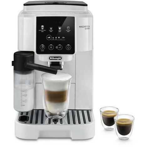 Machine a Cafe  expresso broyeur DELONGHI Magnifica Start ECAM220.61.W - Blanc inox - machine a café a grains