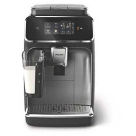 Machine a café expresso broyeur - PHILIPS - EP2339/40 - Série 2300 - LatteGo - 4 recettes - Broyage silencieux - Noir panthere